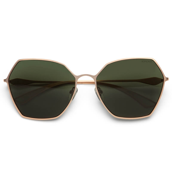 Komono Sonnenbrille Belle Expidition Galaxy night solid grün getönte Gläserr, front